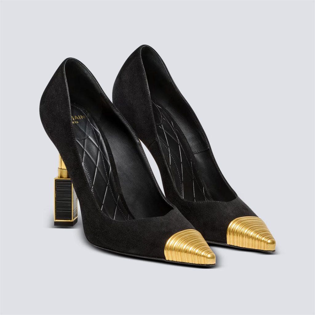 Balmain Lipstick Pumps in black
