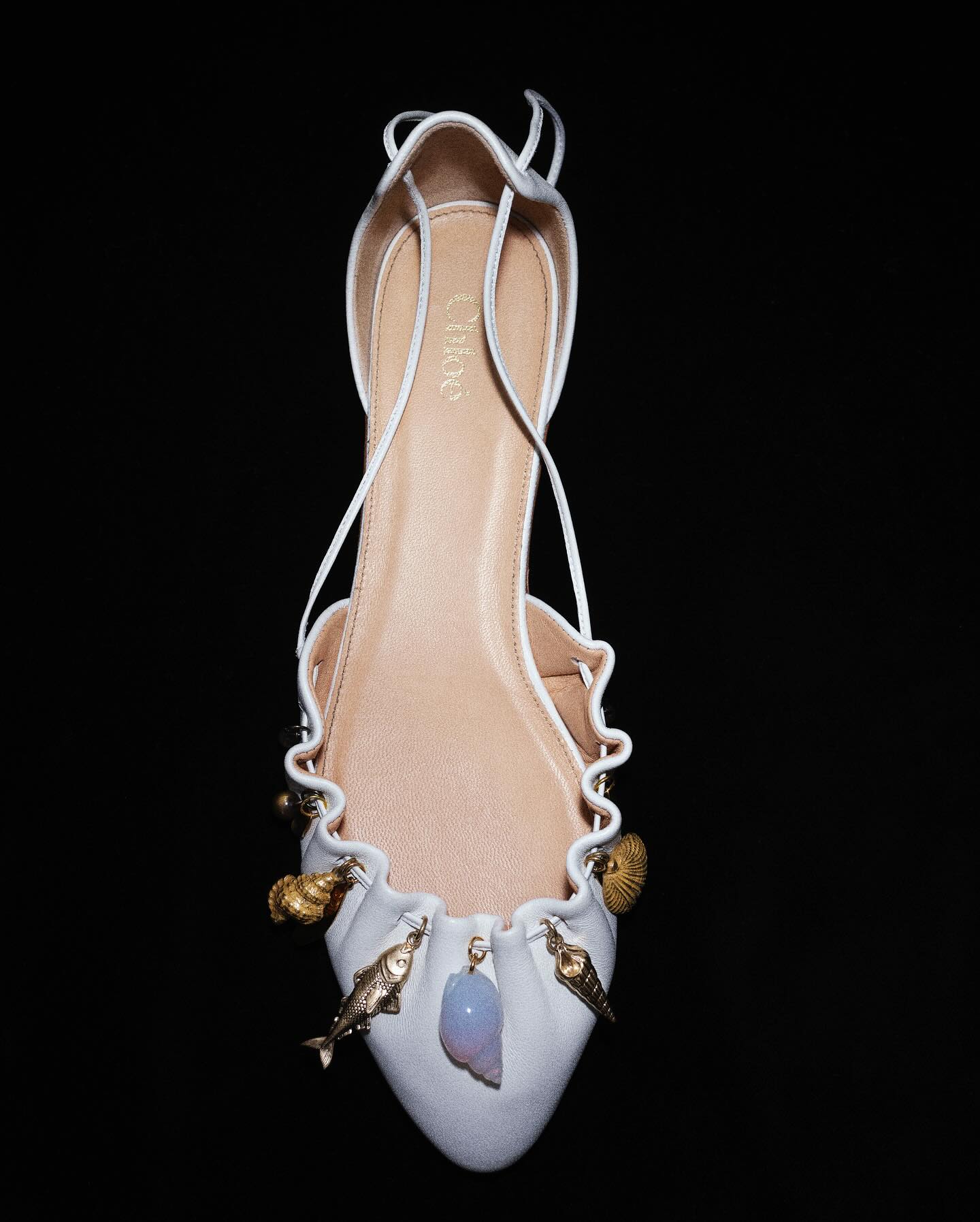 The Chloé Sea Treasures Ballerinas in white