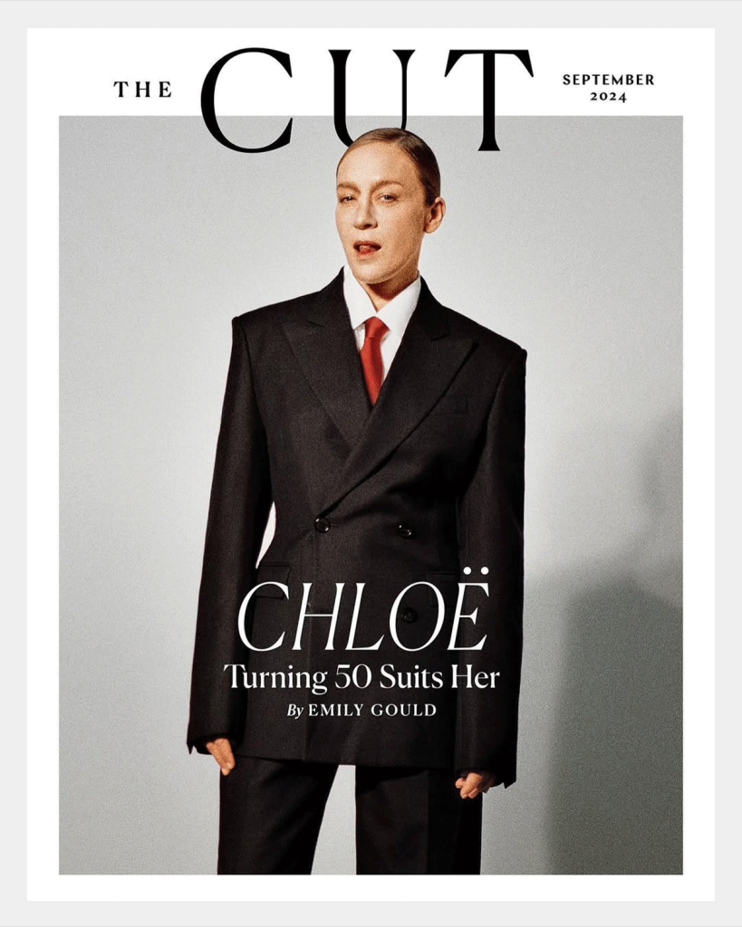 Chloë Sevigny for The Cut September 2024 Issue by Nadia Lee Cohen