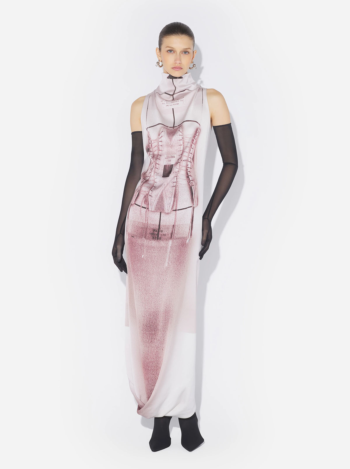 Jean Paul Gautier THE DRAPED Trompe-L’Œil Corset Dress