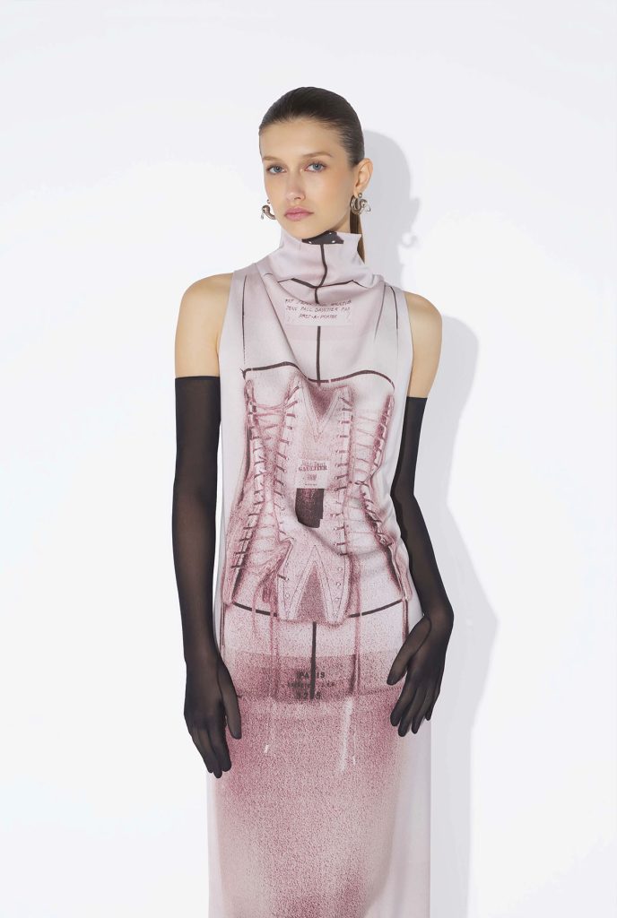 Jean Paul Gautier THE DRAPED Trompe-L’Œil Corset Dress