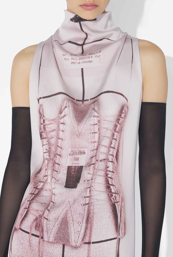 Jean Paul Gautier THE DRAPED Trompe-L’Œil Corset Dress
