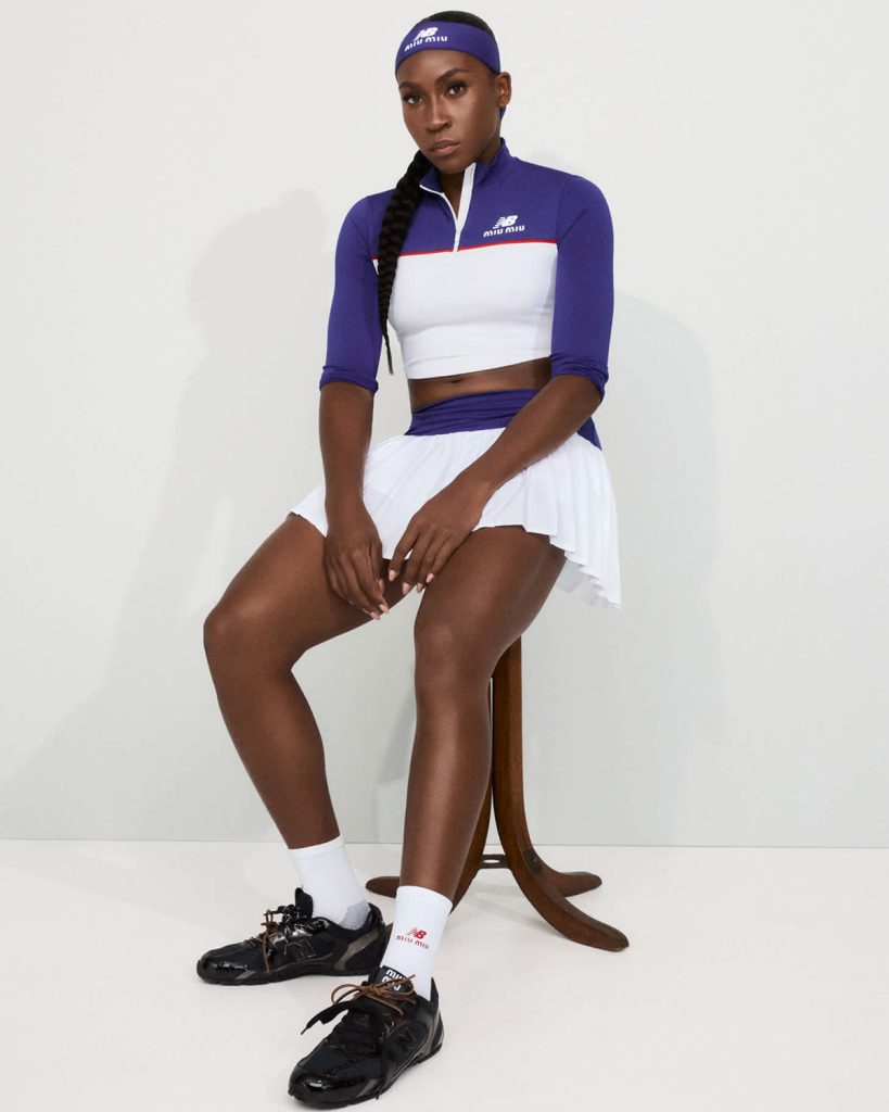 Coco Gauff for Miu Miu x New Balance