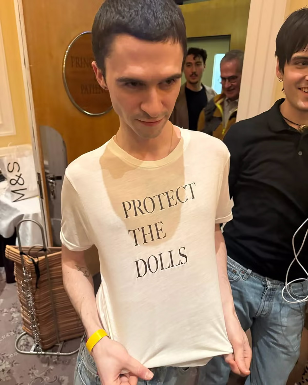 Conner Ives’s Protect The Dolls t-shirt