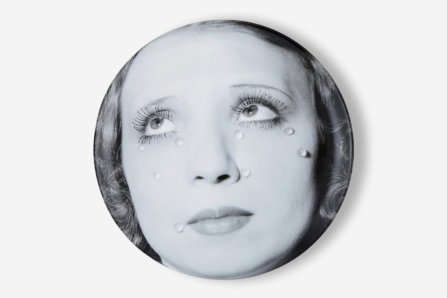 Man Ray, Glass tears (whole face), 1931-1932 | Source: Artist Plate Project