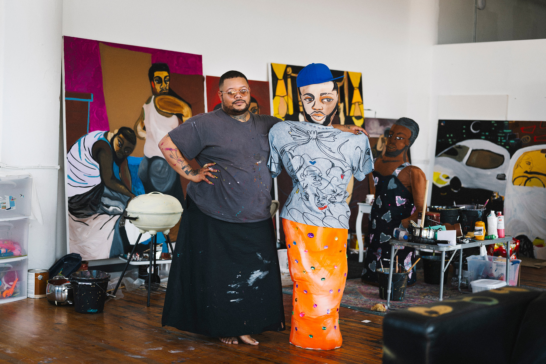 Acne Studios Presents New York Exhibition and Capsule with Artist Jonathan Lyndon Chase | Courtesy of Acne Studios