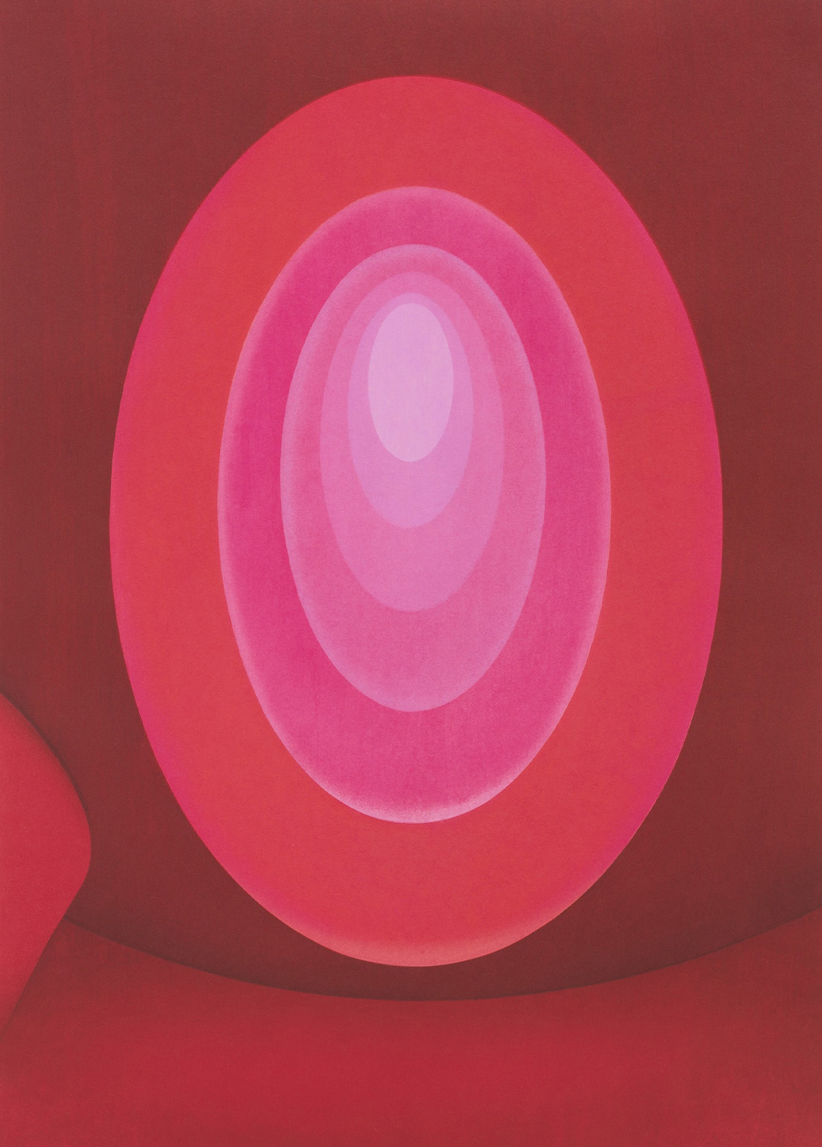 James Turrell, From Aten Reign, 2016, Ukiyo-e Japanese style woodcut with relief printing, 26" × 18-1/2" (66 cm × 47 cm), Edition of 30 + 6 APs © James Turrell | Source: Pace Gallery