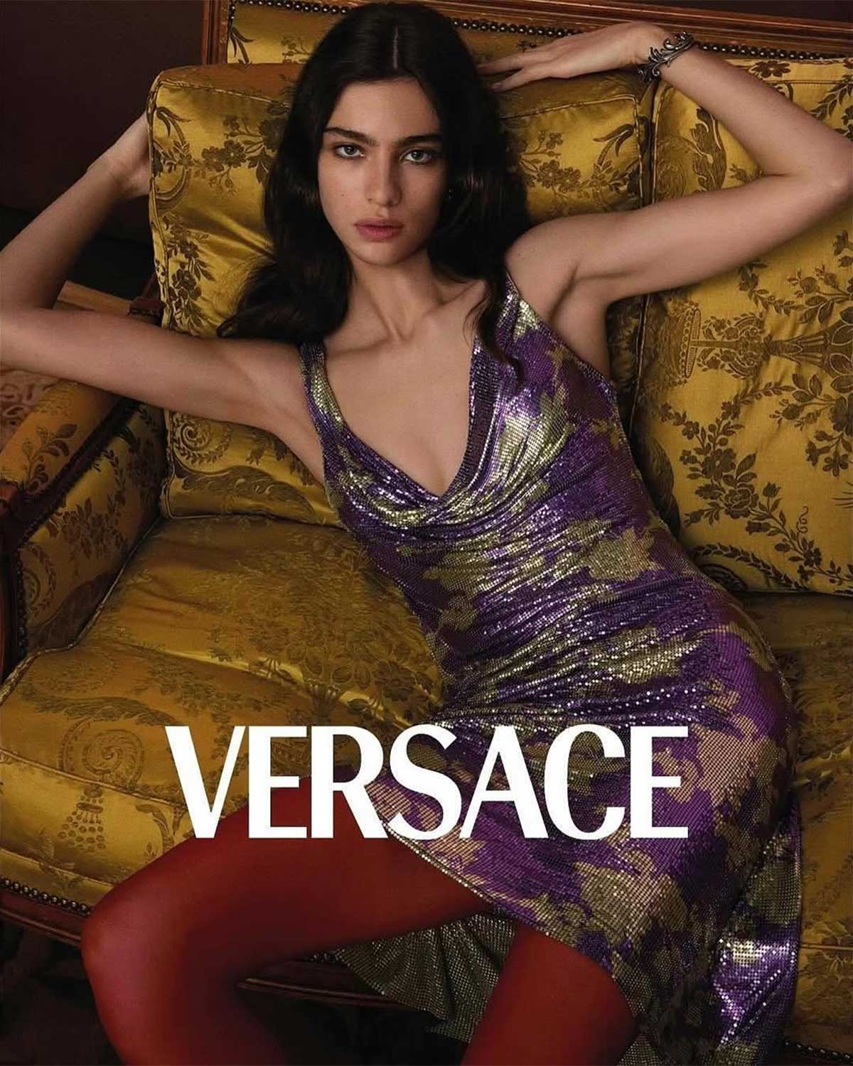 Loli Bahia for Versace Spring 2025
