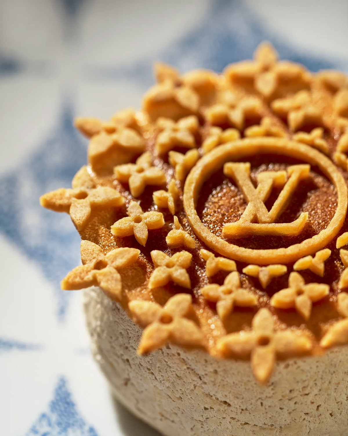 A dessert by Maxime Frédéric from Louis Vuitton’s summer restaurant in Saint-Tropez | Source: Louis Vuitton