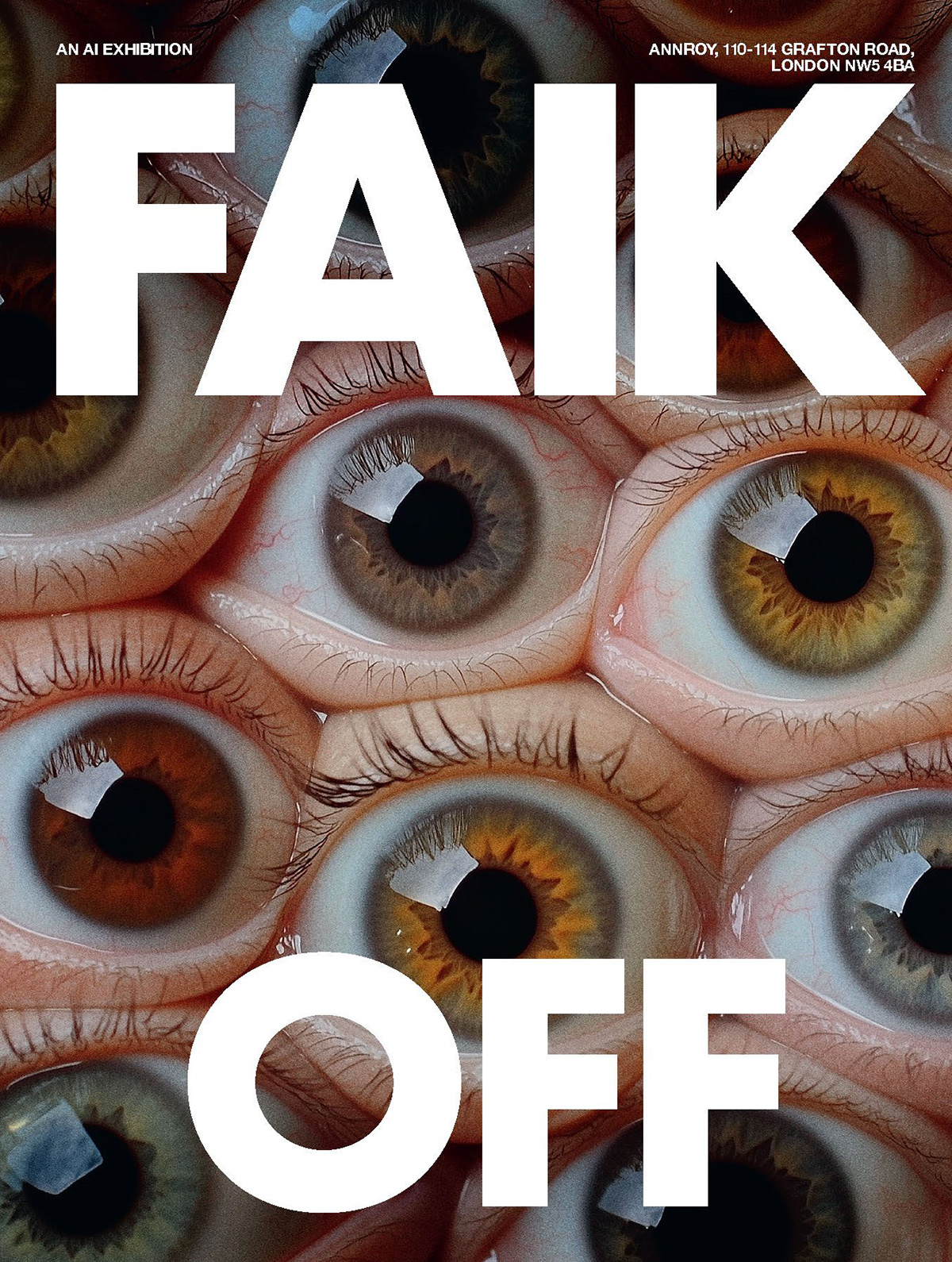 Rankin’s FAIK OFF Exhibition | Source: @rankinarchive