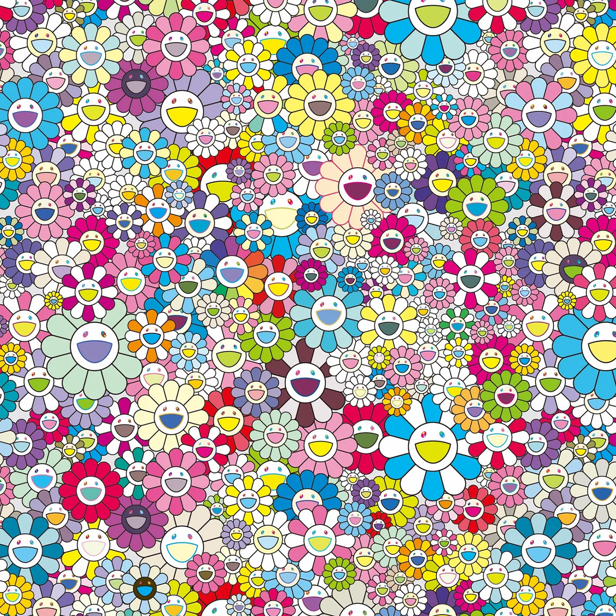 Takashi Murakami Flowers (Small) Silkscreen Print| Source: Cleveland Museum of Art