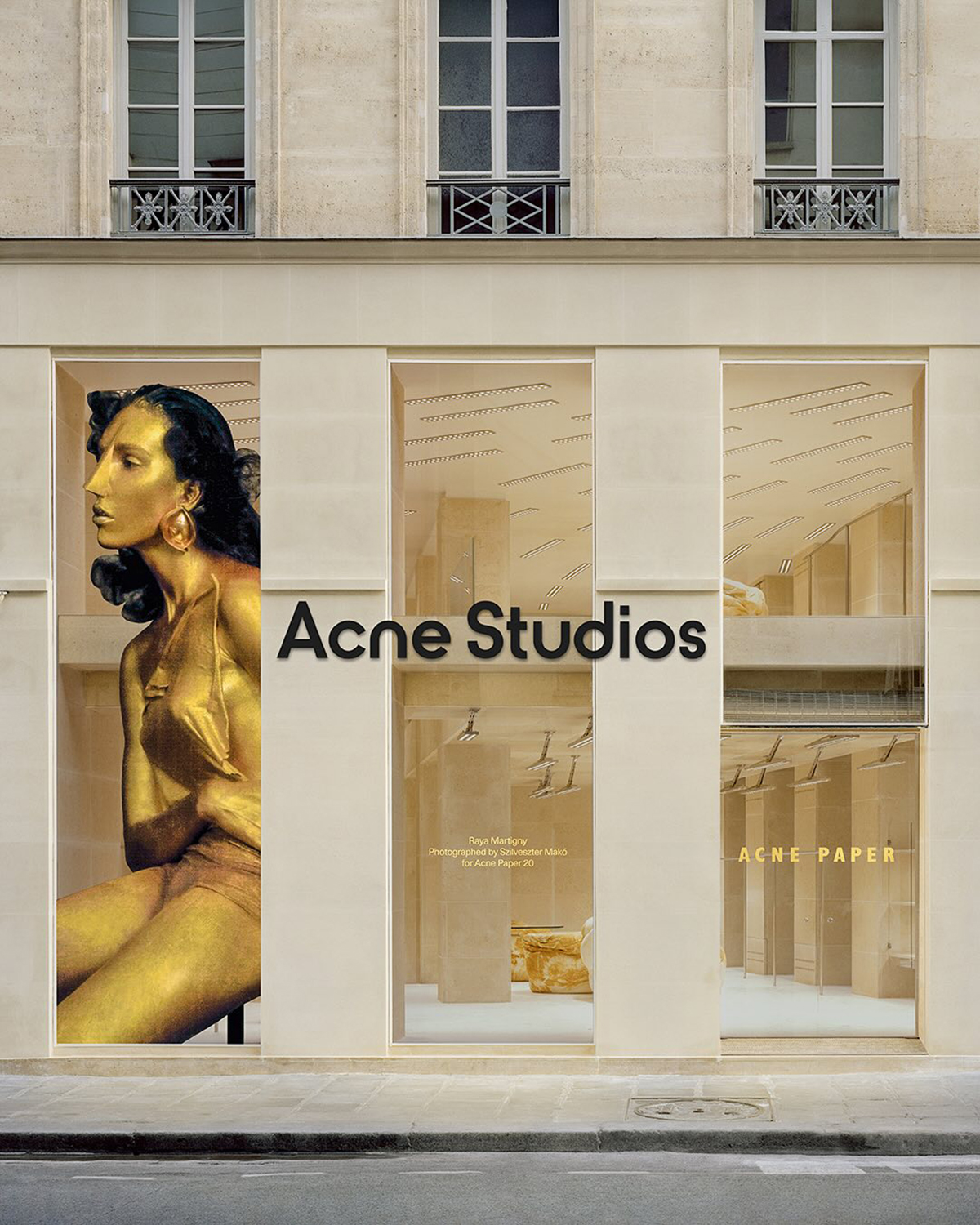 Acne Paper Issue 20 "Golden" Takes Over Paris Flagship Store | Source: Acne Studios
