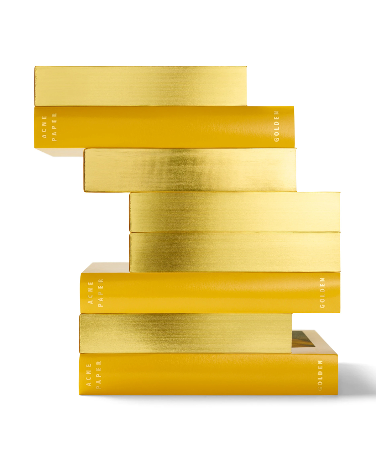 Acne Paper, Golden. Issue 20, S/S 2025 | Source: Acne Studios