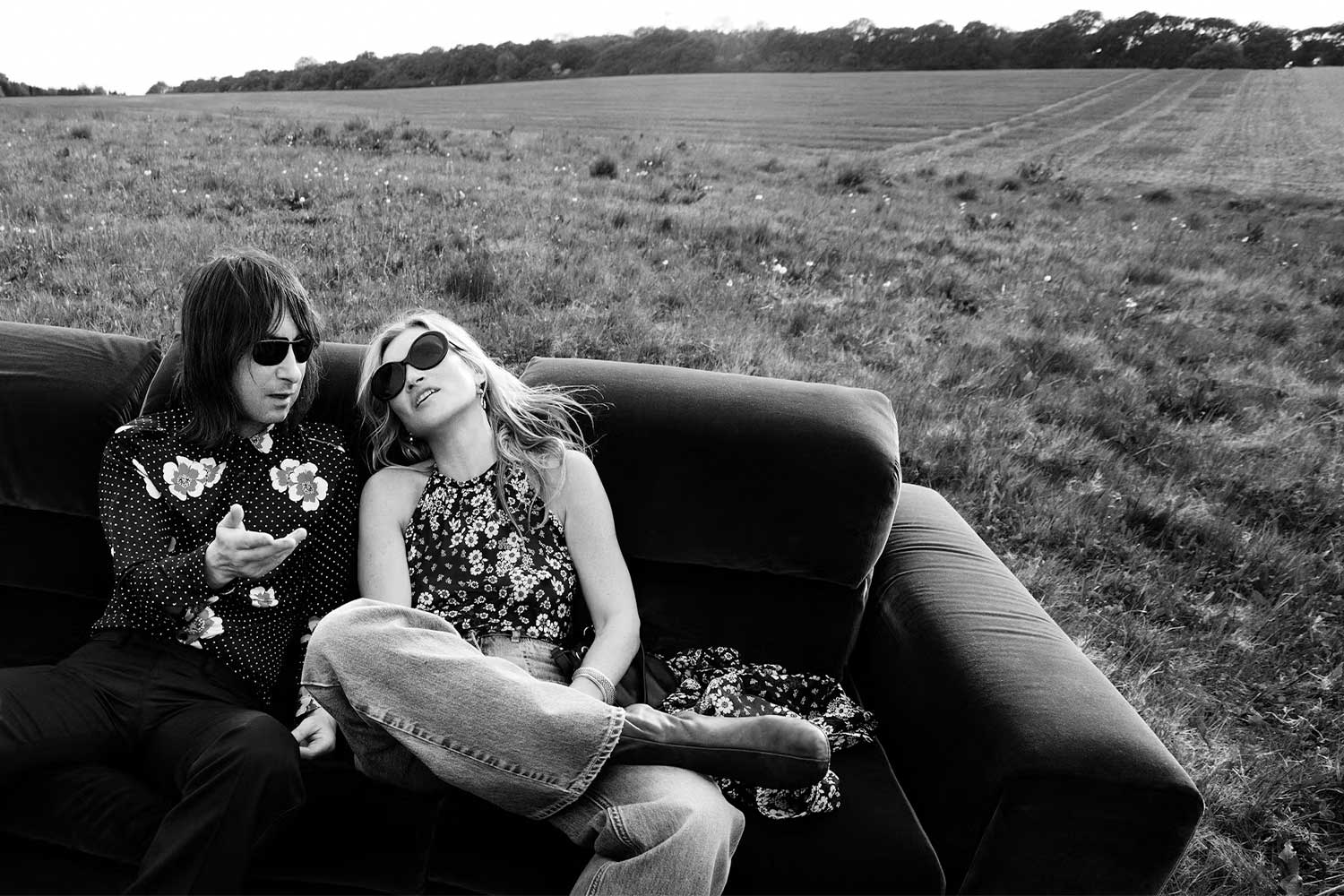 Kate Moss & Bobby Gillespie Drop Boho Rock Zara Capsule