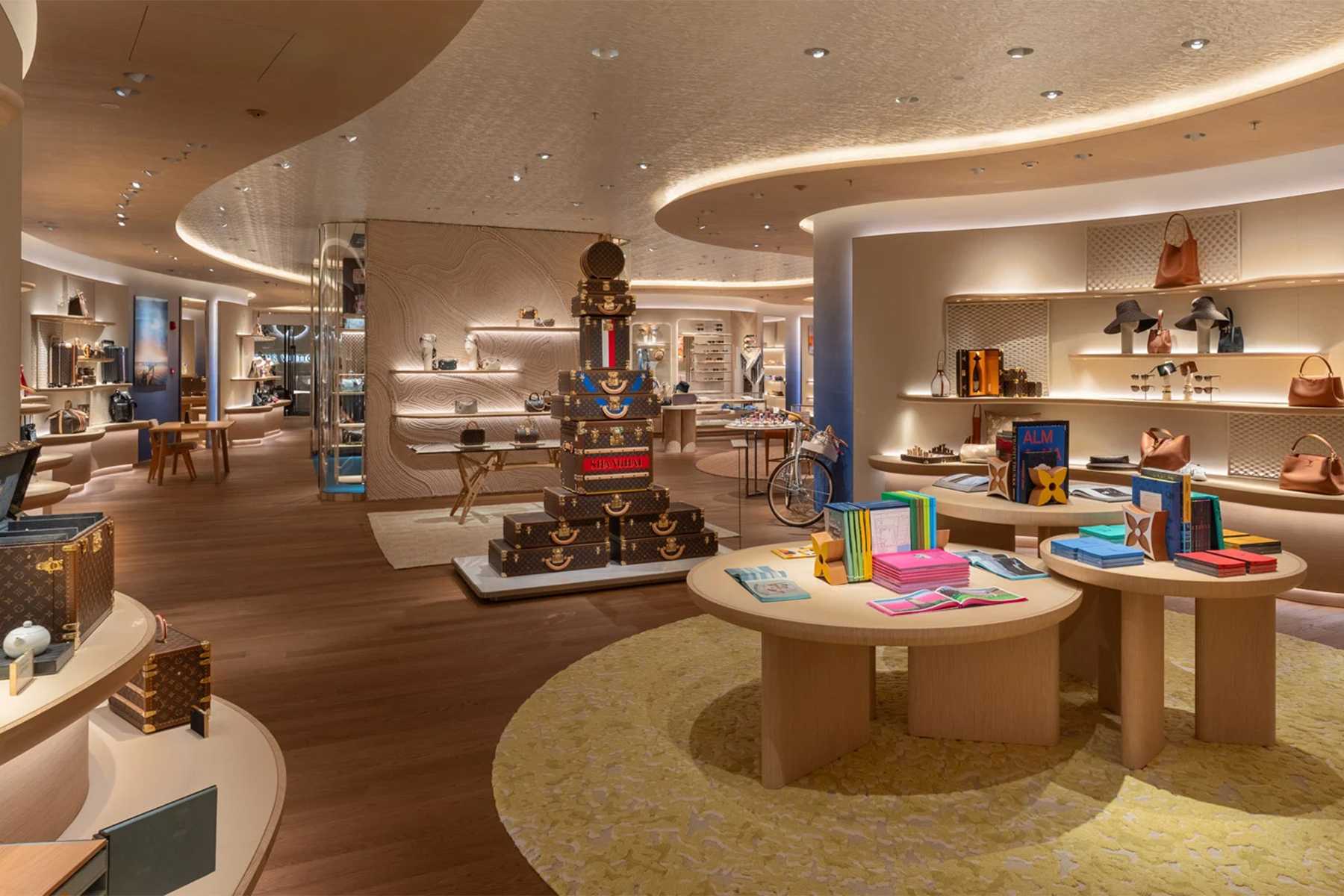 The retail section at the landmark store | Source: Louis Vuitton
